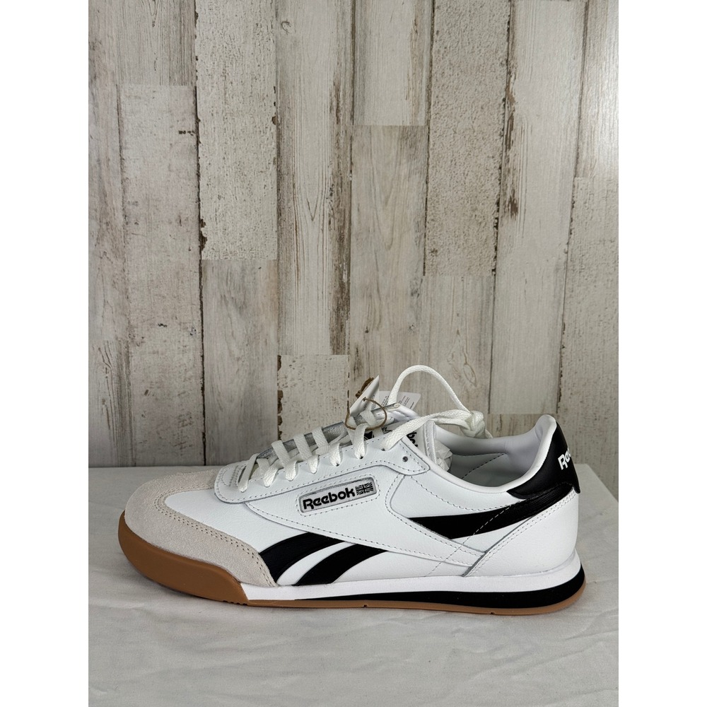 Reebok Campio XT Unisex M8 W9.5 White Black Gum Tennis Shoes 100220547 Retro